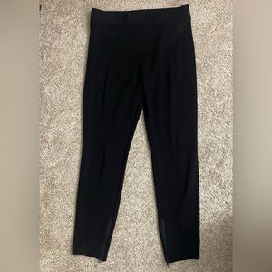 Elie Tahari Ankle Zip Black Classic Black Pant Casual Chic Minimalist Workwear